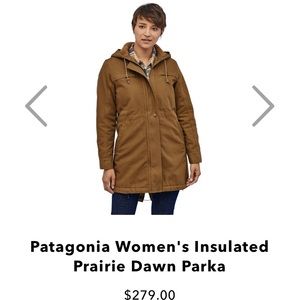 Like new Patagonia Insulated Prairie Dawn Parka